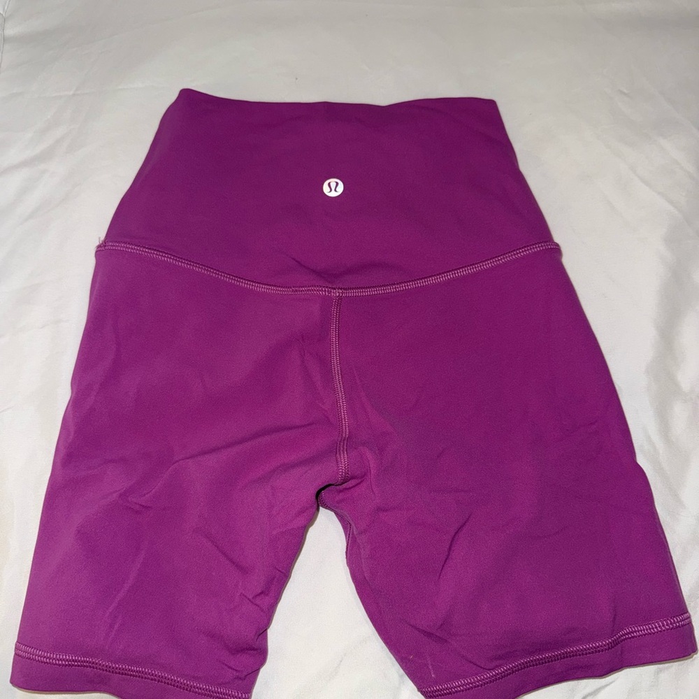 Lululemon Athletica Magenta Bike Shorts